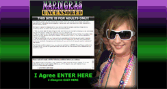 Desktop Screenshot of mardigrasuncensored.com